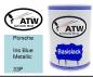 Preview: Porsche, Iris Blue Metallic, 33P: 500ml Lackdose, von ATW Autoteile West.